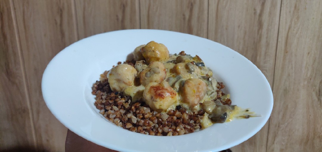 Куриные митболы (фрикадельки)