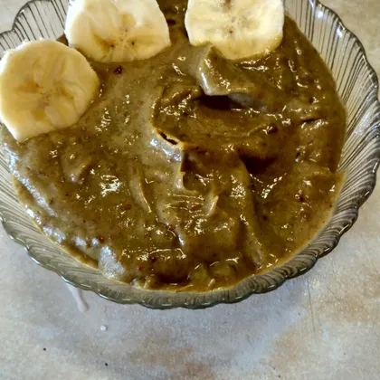 Десерт из авокадо и банана