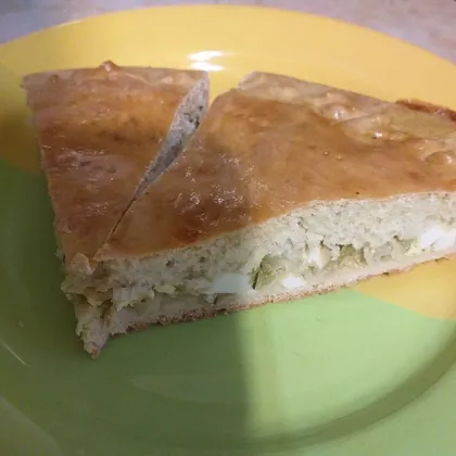 Пирог из дрожжевого теста с содой