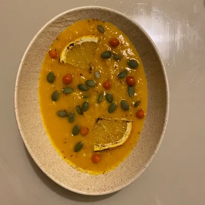 Тыквенно-апельсиновый крем-суп