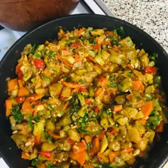 Соте из баклажан, вкусно, полезно и просто. 😍