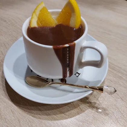 Цитрусовый горячий шоколад