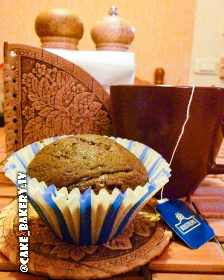 Маффины с кусочками шоколада (с каплями или шоколадной крошкой) — рецепт + 8 фото