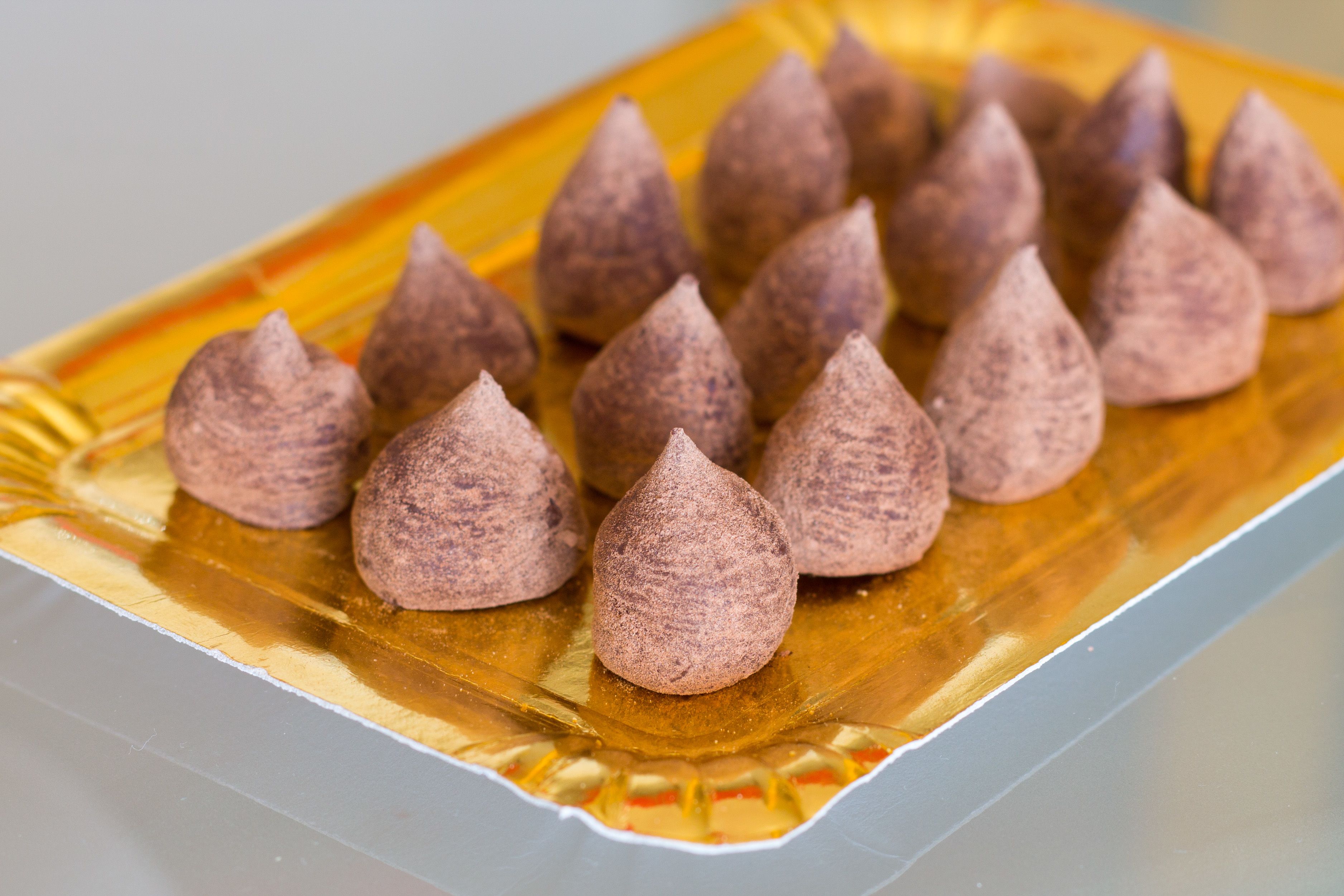 Шоколадно-апельсиновые трюфели