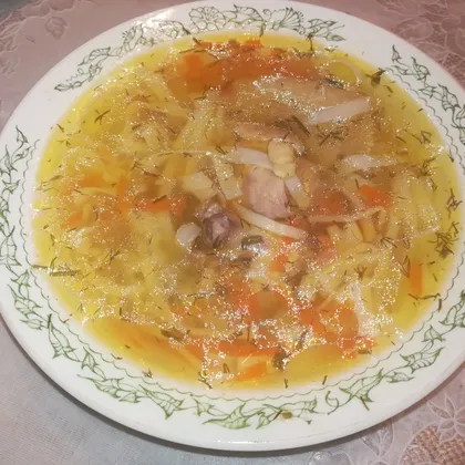 Суп лапша с курочкой