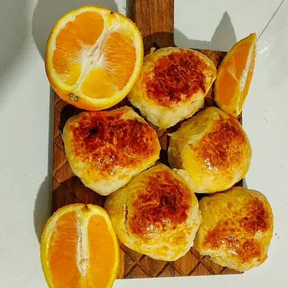 Творожно-апельсиновые булочки