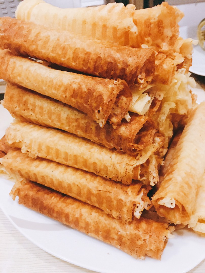 Кружевные вафли