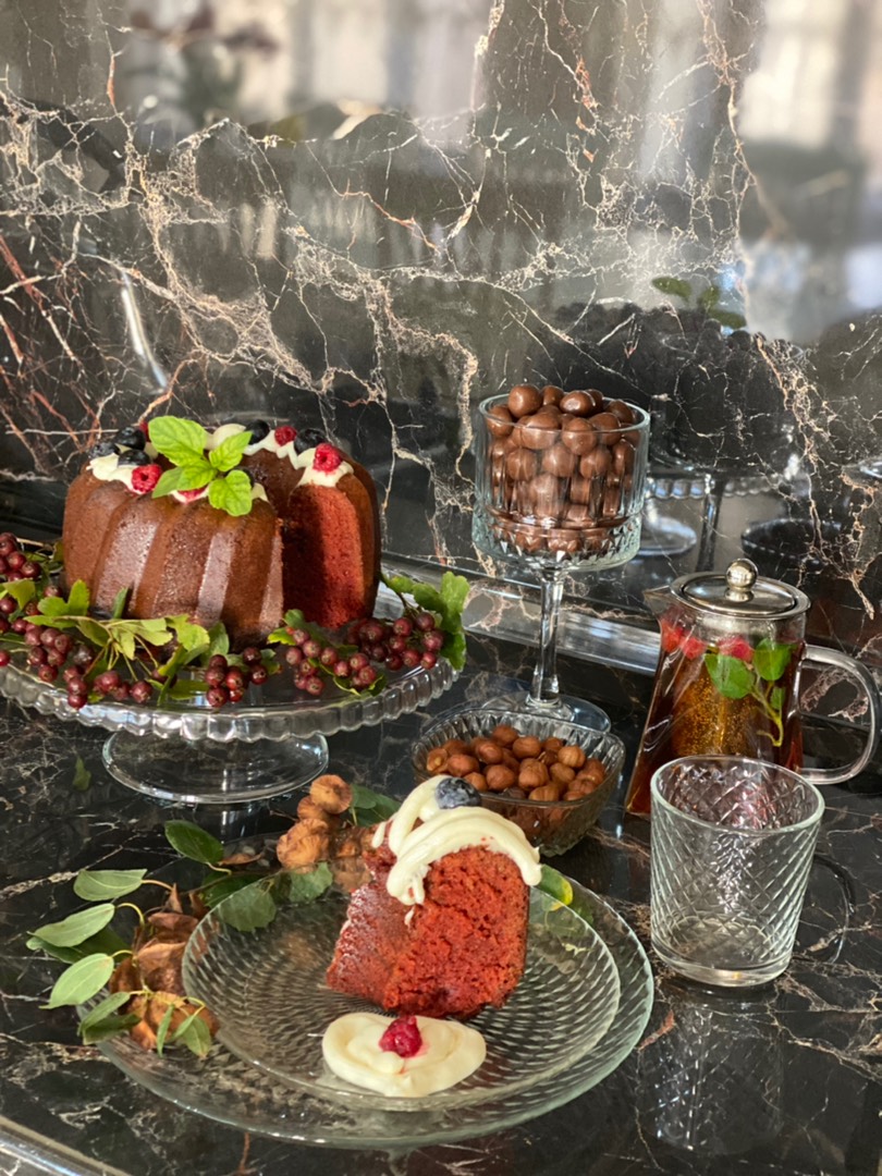 Кекс красный бархат