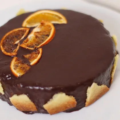 Торт шоколад и апельсин