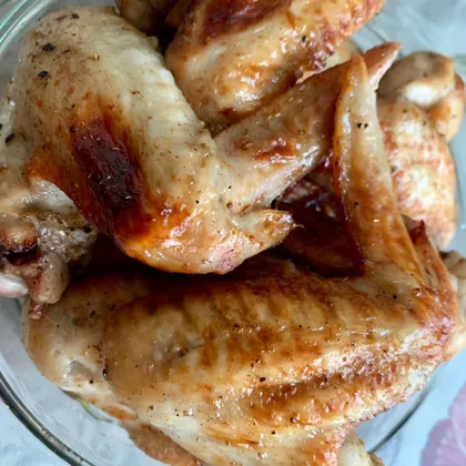 Жареные куриные крылышки с горчицей и мёдом