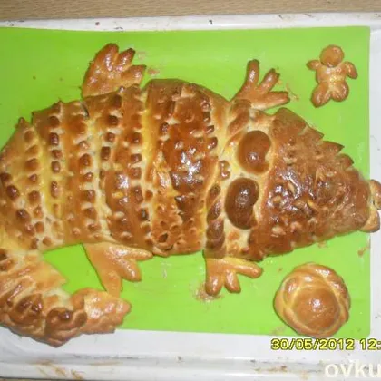 Пирог "Крокодильчик"