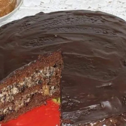 Торт "Чернослив в шоколаде". Объедение