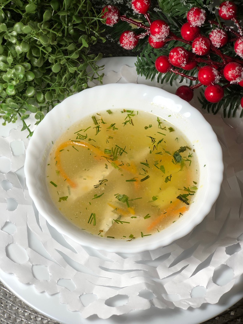 Суп куриный