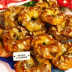 Слоеные завитушки с яблоками 🎄 Потрясающий аромат праздника и семейного уюта