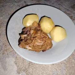 Пряная курочка в апельсинах