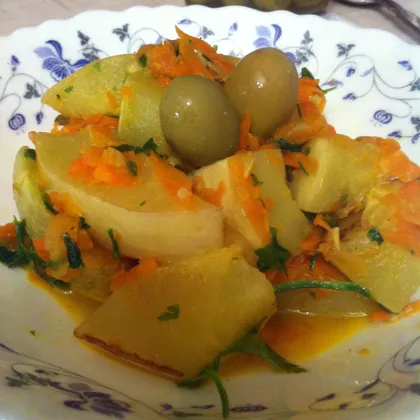 Кабачок-гриль с морковкой как альтернатива ужину пп