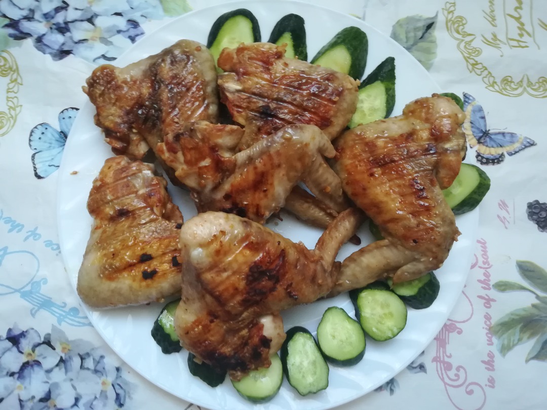 Крылышки гриль