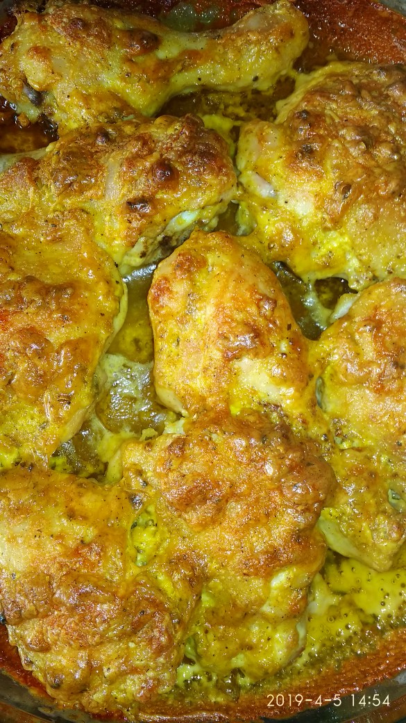 Курочка в сырной шубке