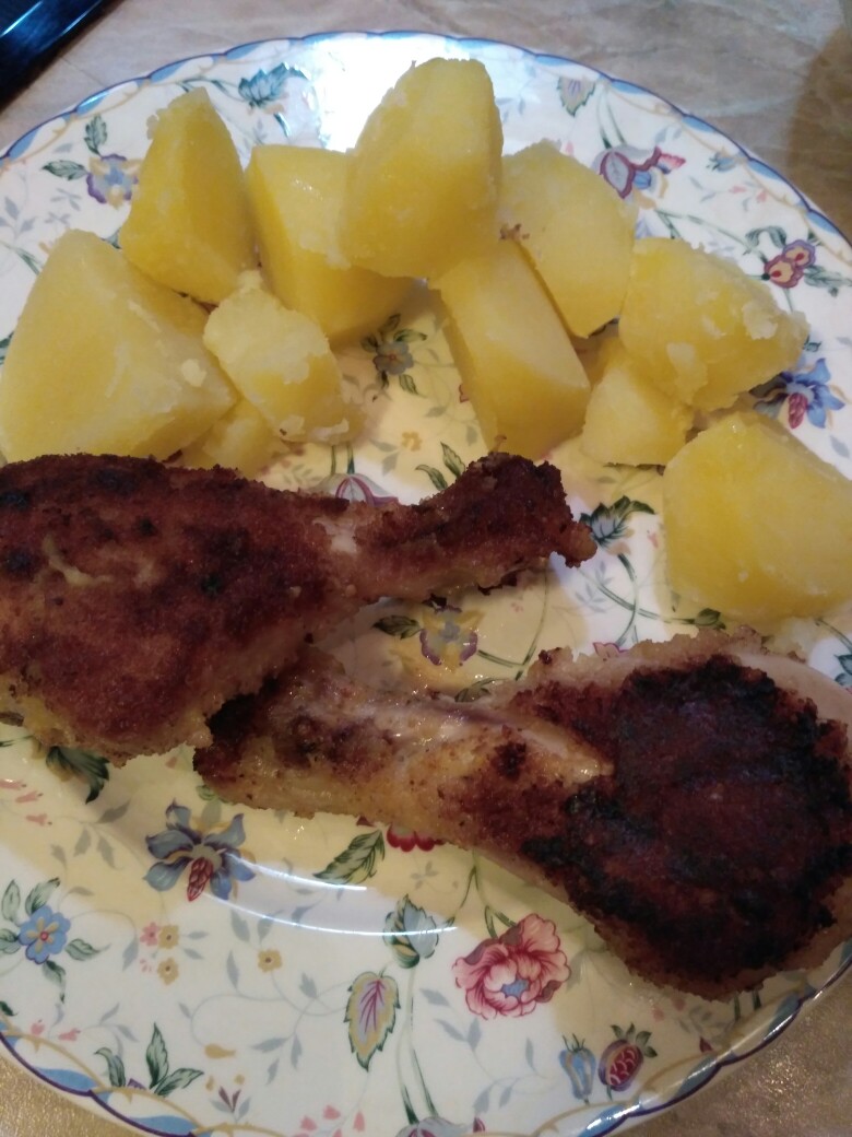 Курочка в сухарях