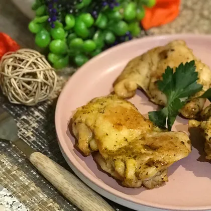 Куриные бёдра на сковороде (филе бедра)