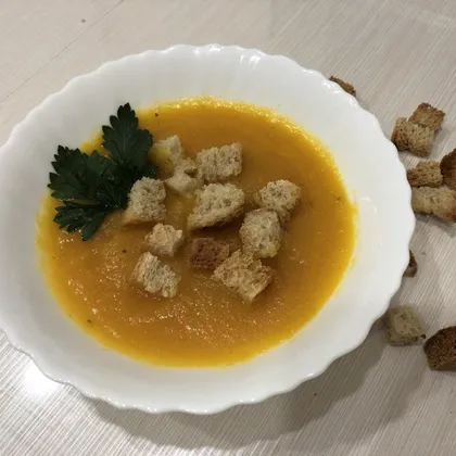 Суп-пюре из кабачков и моркови 🥕