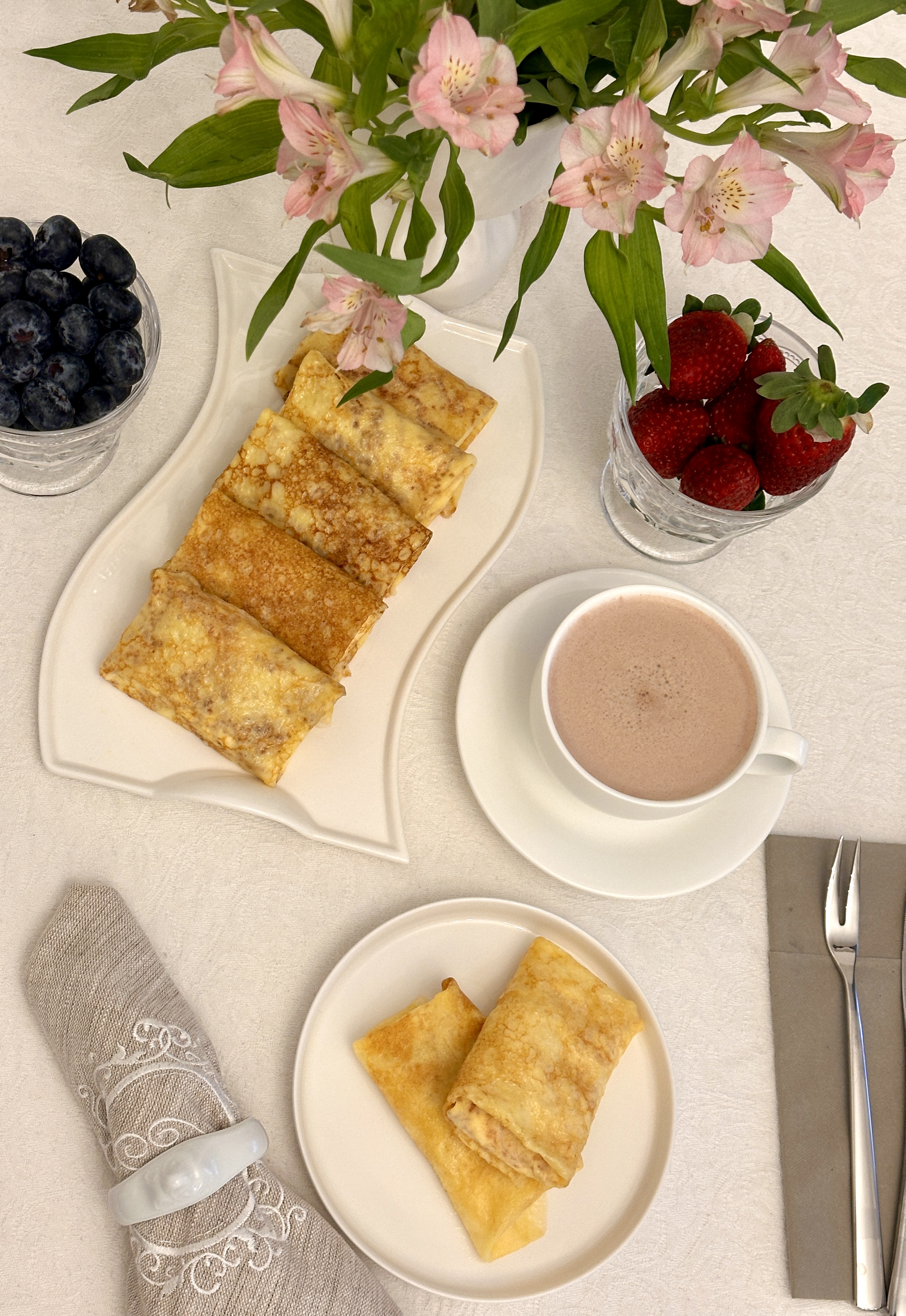 Налистники с творогом