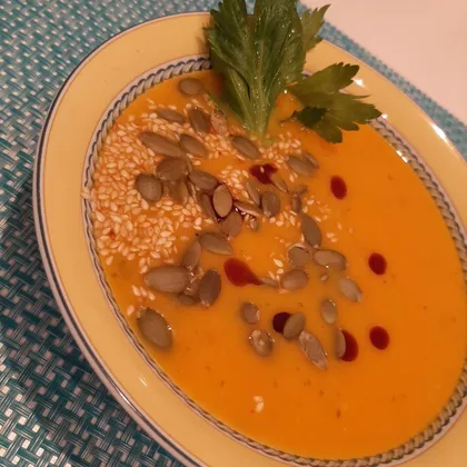 Тыквенный крем - суп с бататом