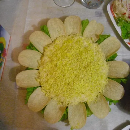 Салат Подсолнух. #кулинарныймарафон