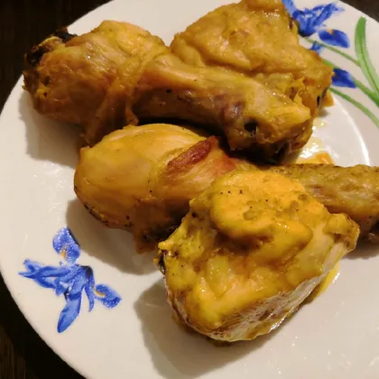 Курица в горчичном маринаде