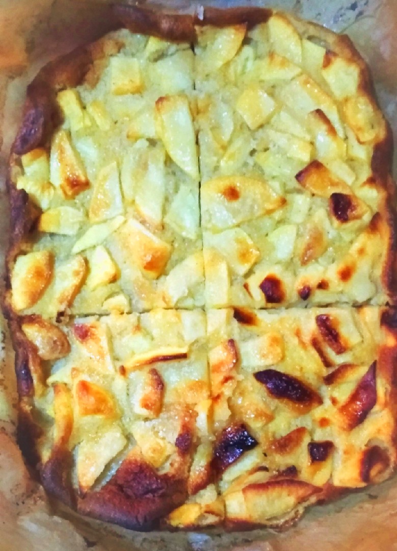 Французский яблочный пирог "Невидимый" 🍎