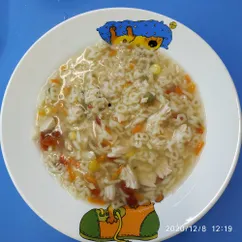 Детский куриный супчик