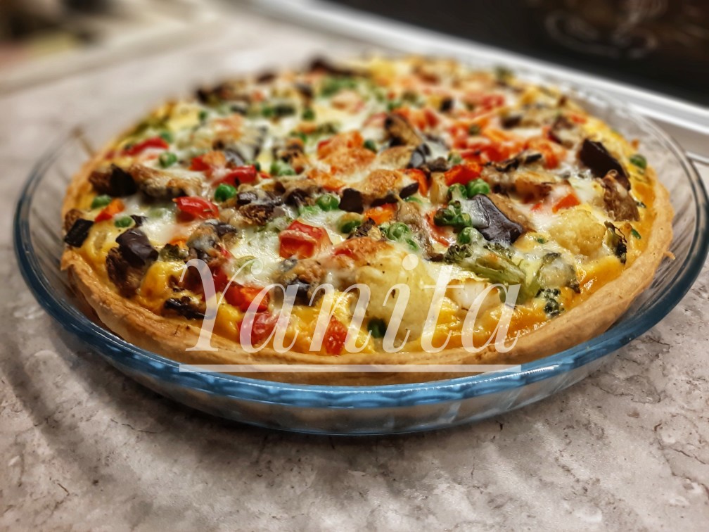 Киш с овощами