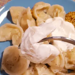 Вареники с картошечкой и лучком🥔🌿🥟