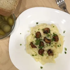 КАРТОФЕЛЬНОЕ ПЮРЕ с КРЕВЕТКАМИ🥔🦐