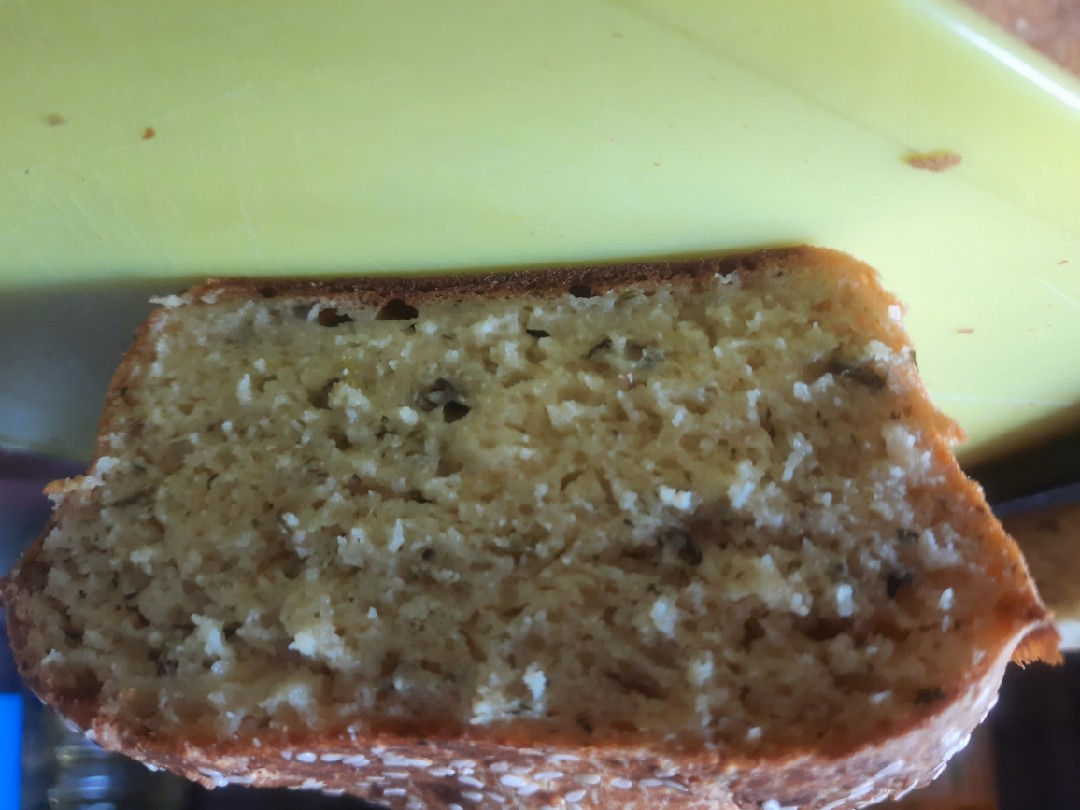 Сырно - чесночный хлеб пп