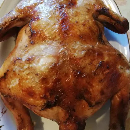 Запечённая курица в духовке
