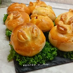 Пирожки с морковкой "Кролики"