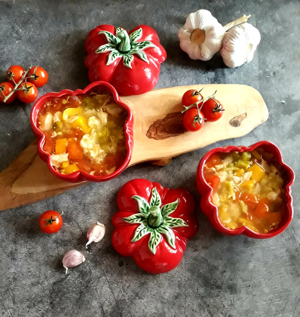 Суп овощной с курицей 🥣