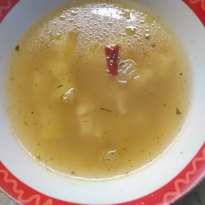 Куриный суп с кускусом