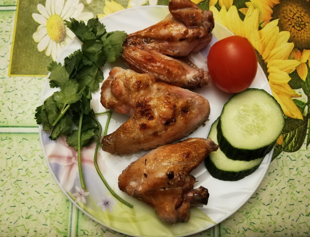 Крылья куриные на мангале🍗