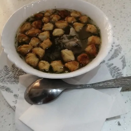Суп бульончик куриный с мандалами "Не болей"