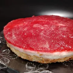 Клубничный пудинговый пирог