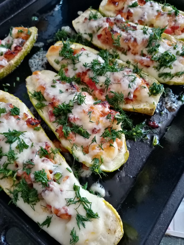 Кабачковые лодочки