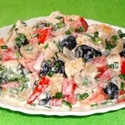Хлебный салат "Нотка Италии"
