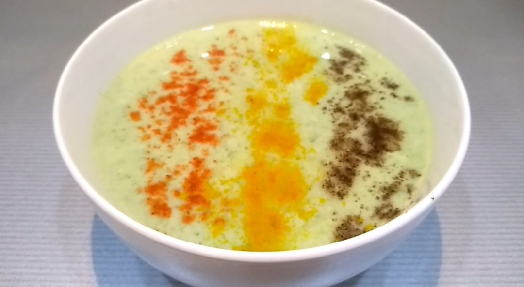 Суп-пюре из капусты и кабачка