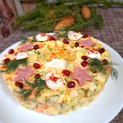 Разные варианты оливье