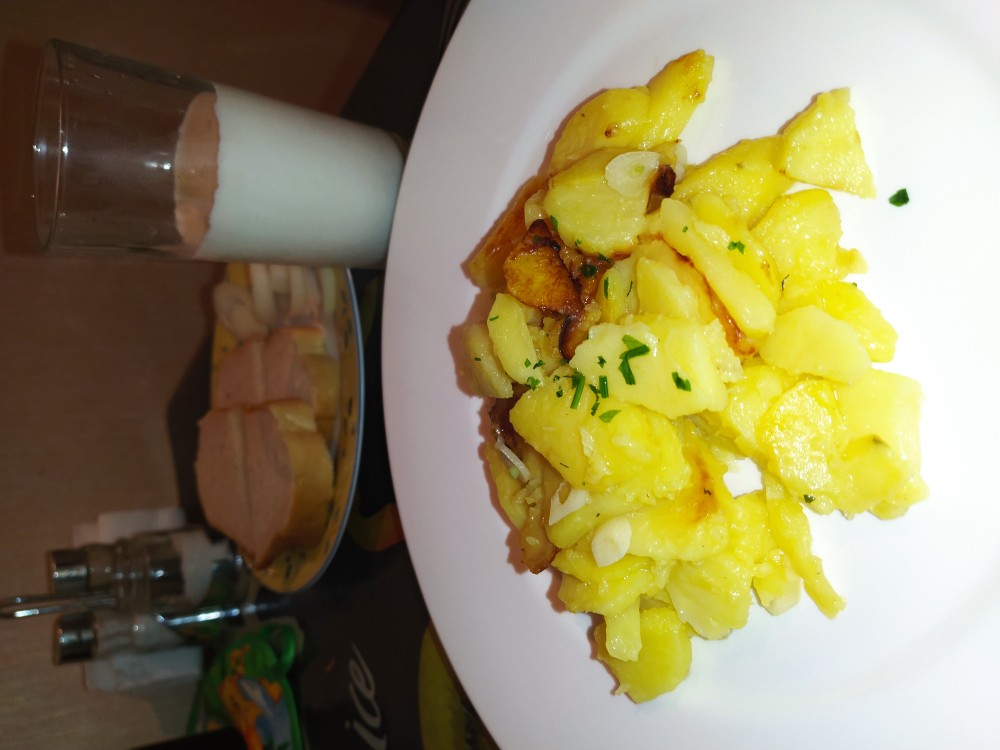 Жареная картошка с лисичками на топленом масле – пошаговый рецепт приготовления с фото