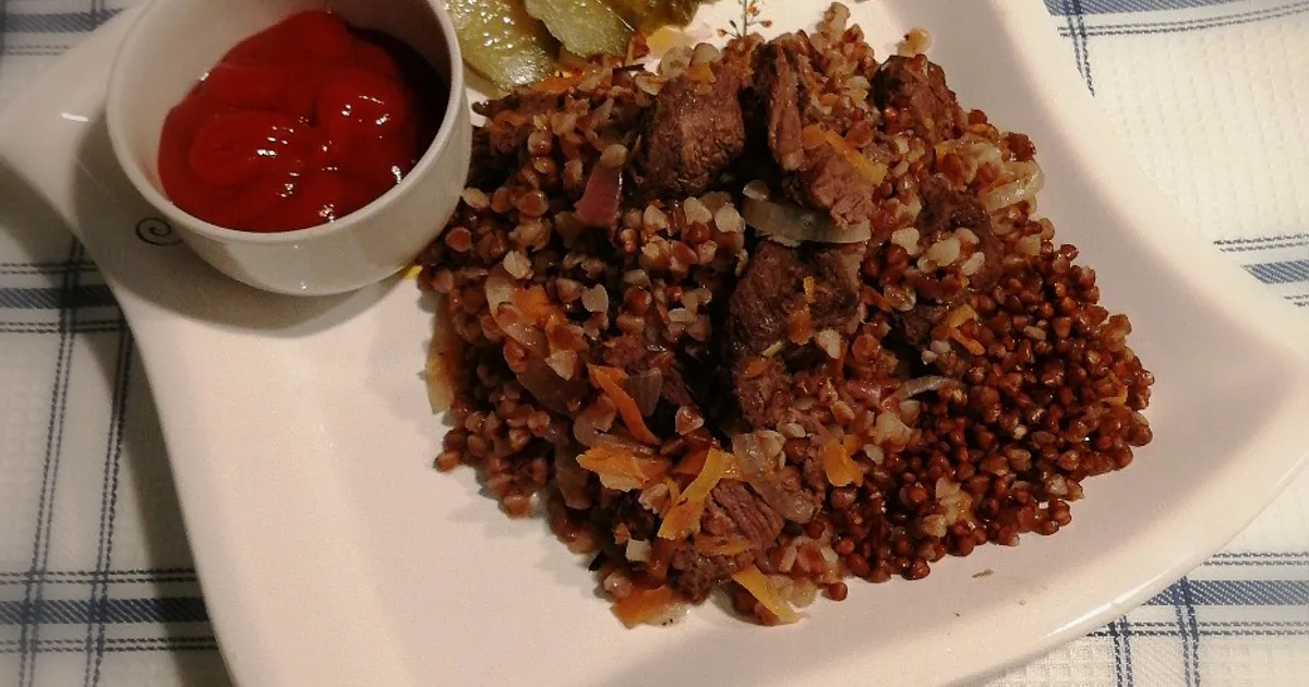 Мясо лося с гречкой рецепт с фото пошаговый от Виктория 🏃‍♂️ - Овкусе.ру