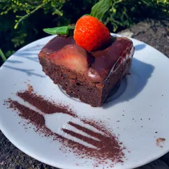 Брауни с клубникой 🍓