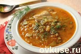 Рассольник с фрикадельками